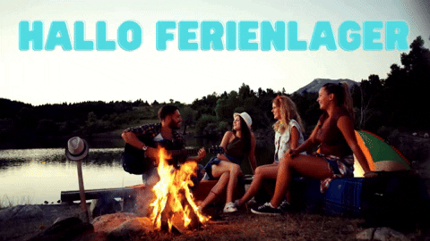 Community Bon Fire With Friends GIF