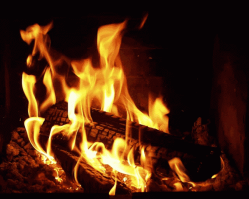 Community Fire Cozy Lofi Winter GIF