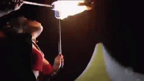 Community Fire Gas On Mouth GIF