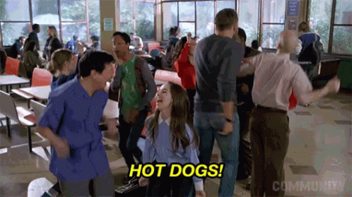 Community Makes Me Want A Hot Dog GIF