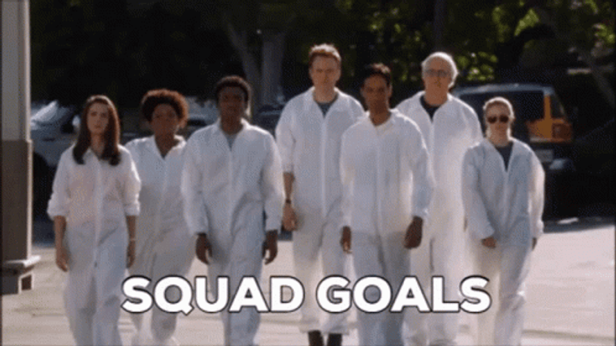 Community Squad Goals GIF