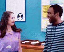 Community Tv Series Team High Five GIF