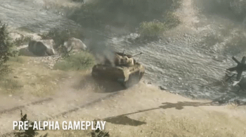 Company Of Heroes 2 Tank Cross River GIF