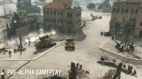 Company Of Heroes 2 Tank Firing GIF