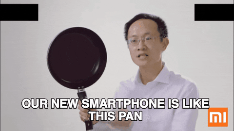 Comparing Xiaomi Phone To Pan GIF