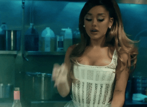 Completed Ariana Grande In Kitchen GIF