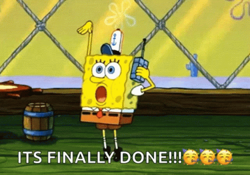 Completed Spongebob Squarepants Dancing GIF