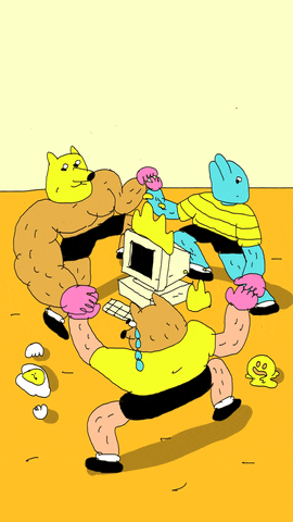 Computer As Bonfire Ritual GIF