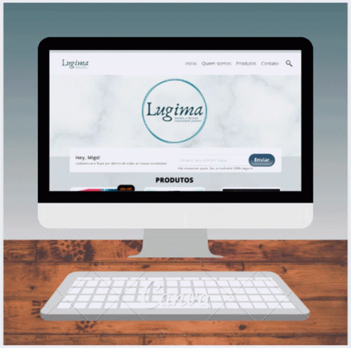 Computer Screen Lugima Login Page