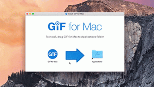 Computer Screen Mac Installation Window