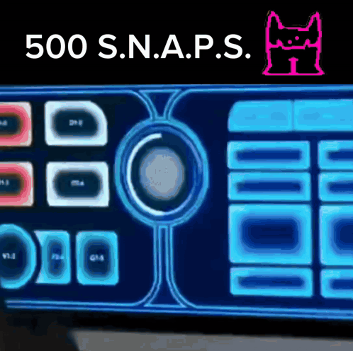 Computer Screen With 500 S.N.A.P.S GIF