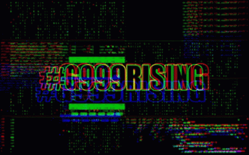 Computer Screen With #c999rising