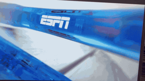 Computer Screen With ESPN Logo