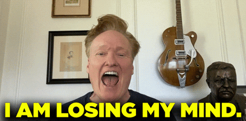 Conan I Am Losing My Mind GIF