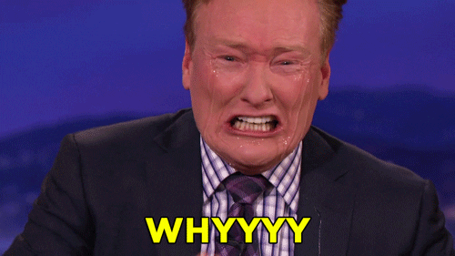 Conan O'brien Crying Why GIF