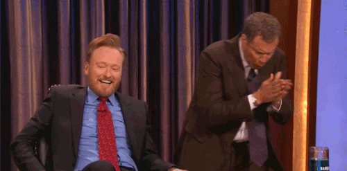 Conan O'brien Rubbing Hands Together GIF