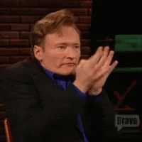 Conan Obrien Plotting With His Fingedrs GIF