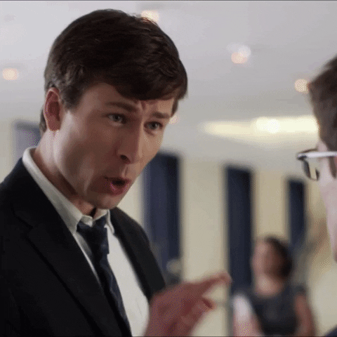 Conceited Glen Powell Harsh Instructions GIF