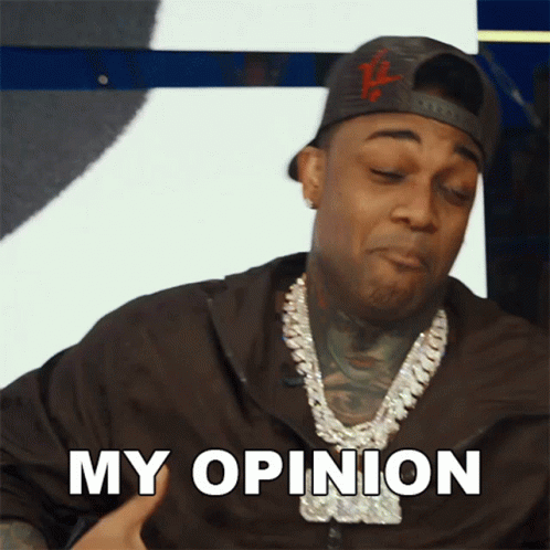Conceited That's My Opinion GIF