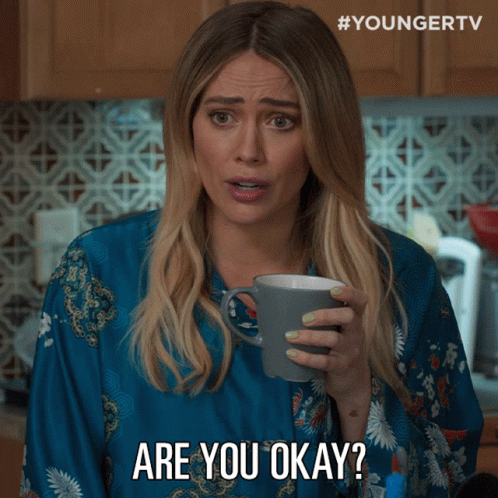 Concerned Hilary Duff Asking If Okay GIF
