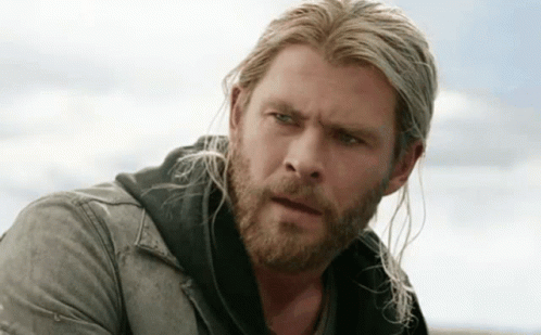 Concerned Thor Chris Hemsworth GIF