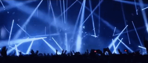 Concert Party Live Flashing Lights GIF