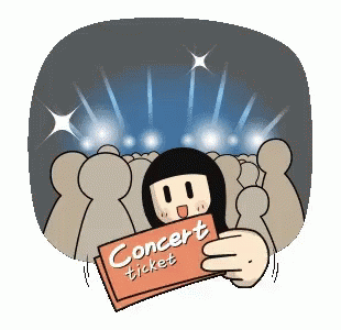 Concert Ticket Have Fun GIF