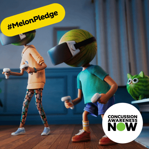 Concussion Concuss Head Watermelon GIF