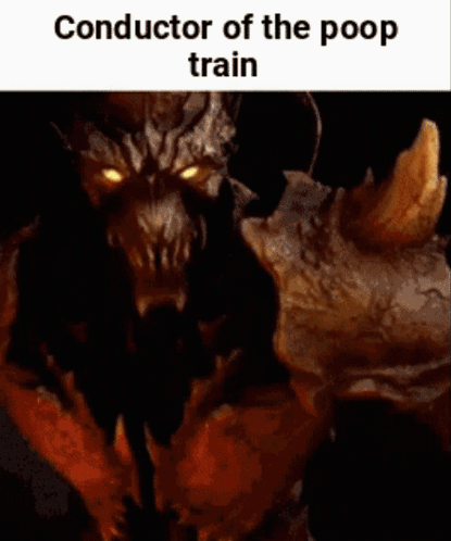 Conductor Of The Poop Train Borderlands GIF