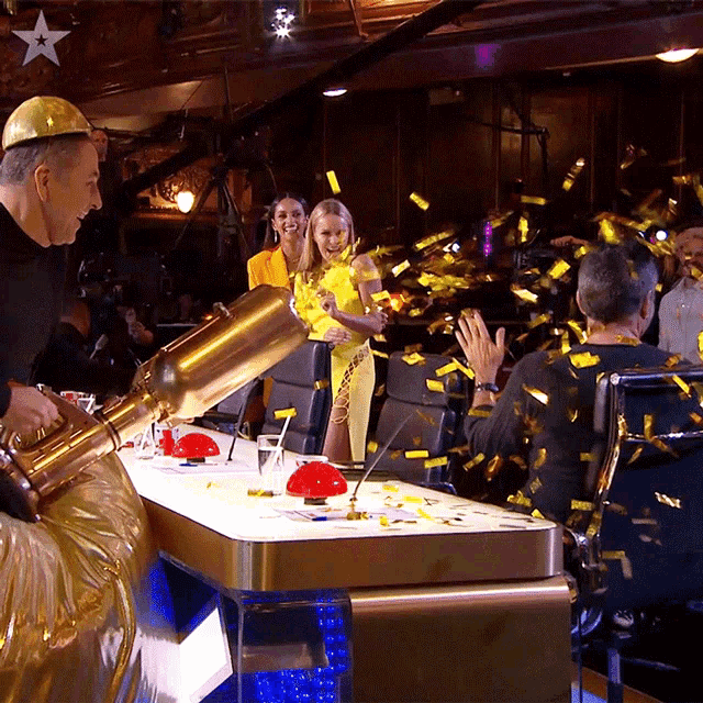 Confetti Cannon David Wailiams Gif GIF