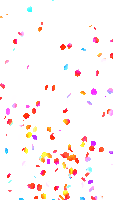 Confetti Party Sticker GIF