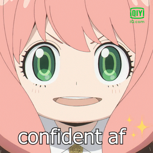 Confident Anya Forger Charming Grin GIF