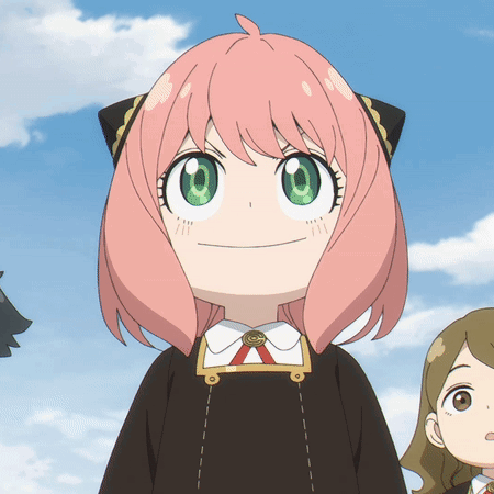 Confident Anya Forger GIF