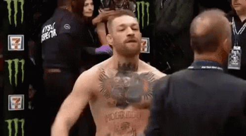 Confident Mcgregor Walk GIF