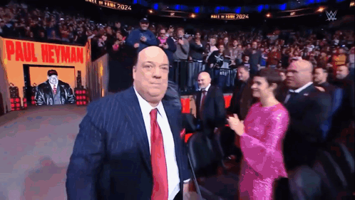 Confident Paul Heyman GIF
