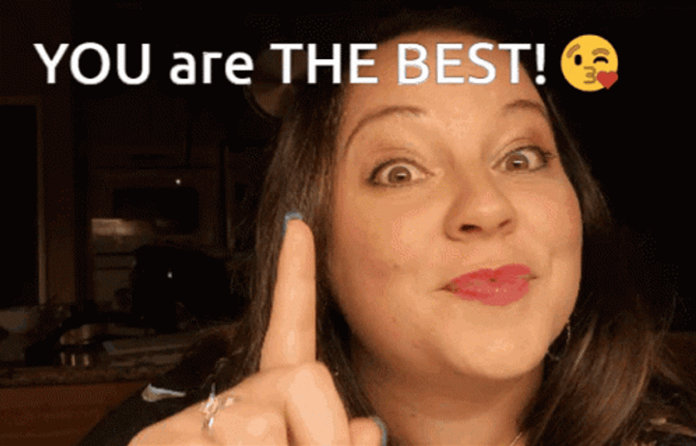 Confident Woman Says You The Best GIF