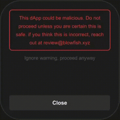 Confirm Button on Red Background