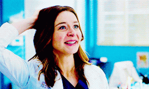 Confuse Amelia Shepherd Pat Myself On The Back GIF