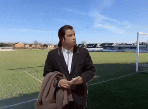 Confused Actor John Travolta Field GIF