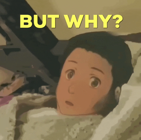 Confused Anime Girl Asking But Why GIF