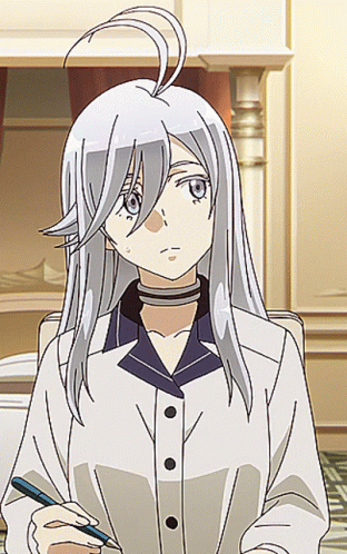 Confused Anime Mako Fujisaki86 GIF