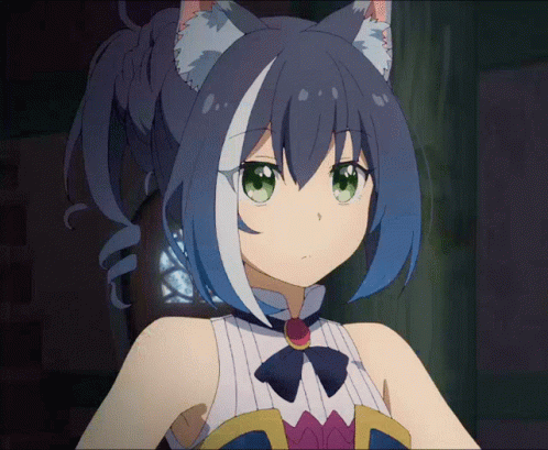 Confused Anime Princess Connect GIF