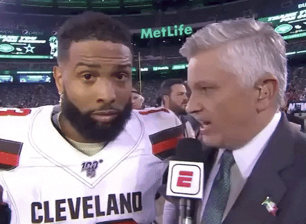 Confused Cleveland Browns Interview GIF