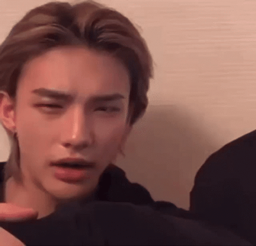 Confused Hyunjin Twitched Eyebrows GIF