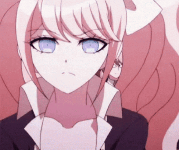Confused Junko Enoshima GIF