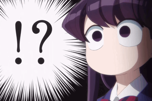 Confused Komi Can't Communicate GIF