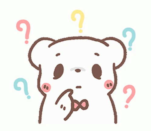 Confused Look Bear Pointing GIF