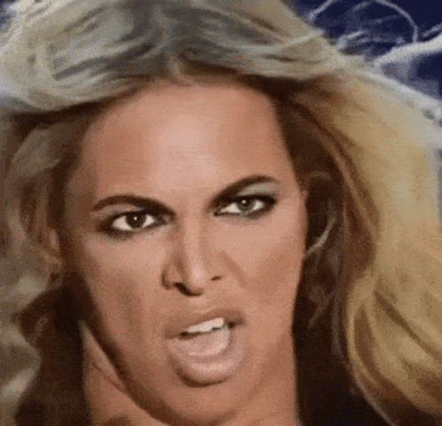 Confused Meme Face Of Beyonce GIF