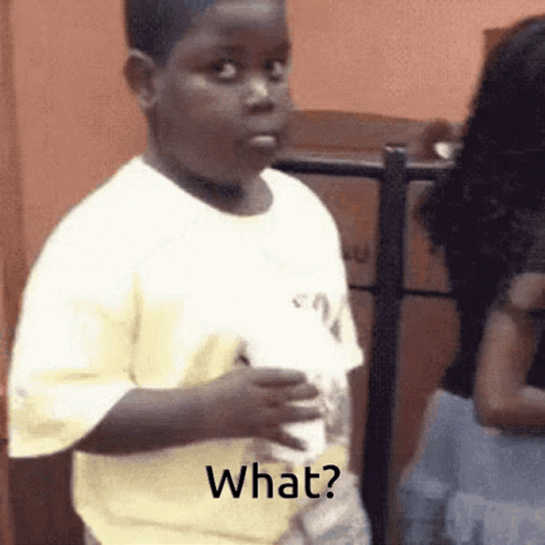 Confused Meme Face Of Child GIF