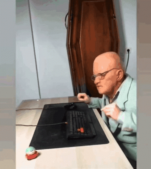 Confused Meme Of An Old Man GIF